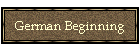 German Beginning