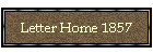 Letter Home 1857